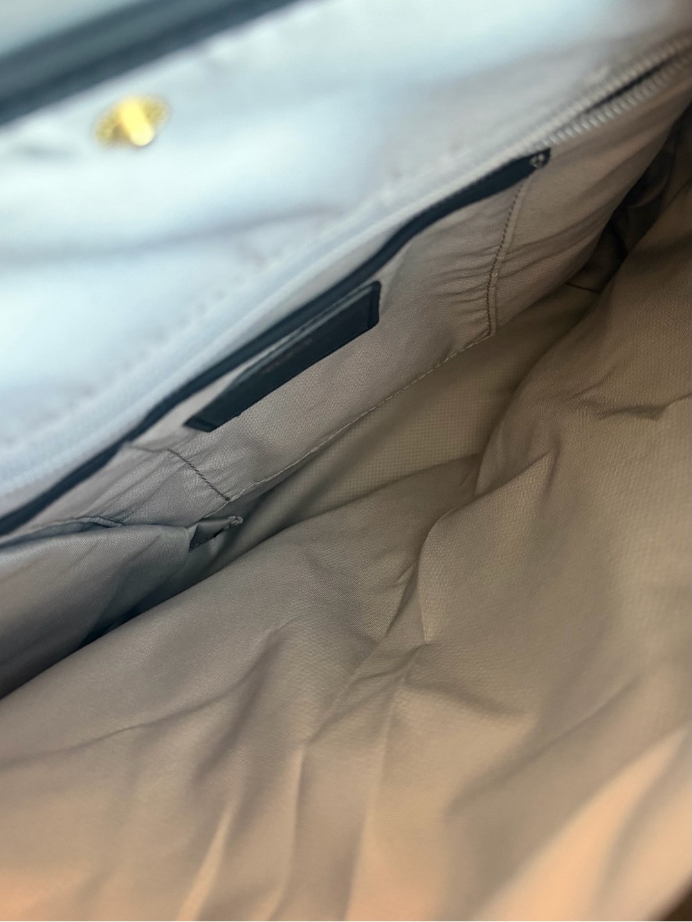 Tumi Black Nylon Backpack with Gold Hardware - Picture 13 of 13